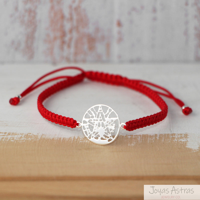 PULSERA DE HILO ROJO TETRAGRAMATON