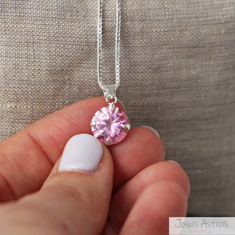 COLLAR PUNTO DE LUZ ROSADO PINKY LIGHT KIDS