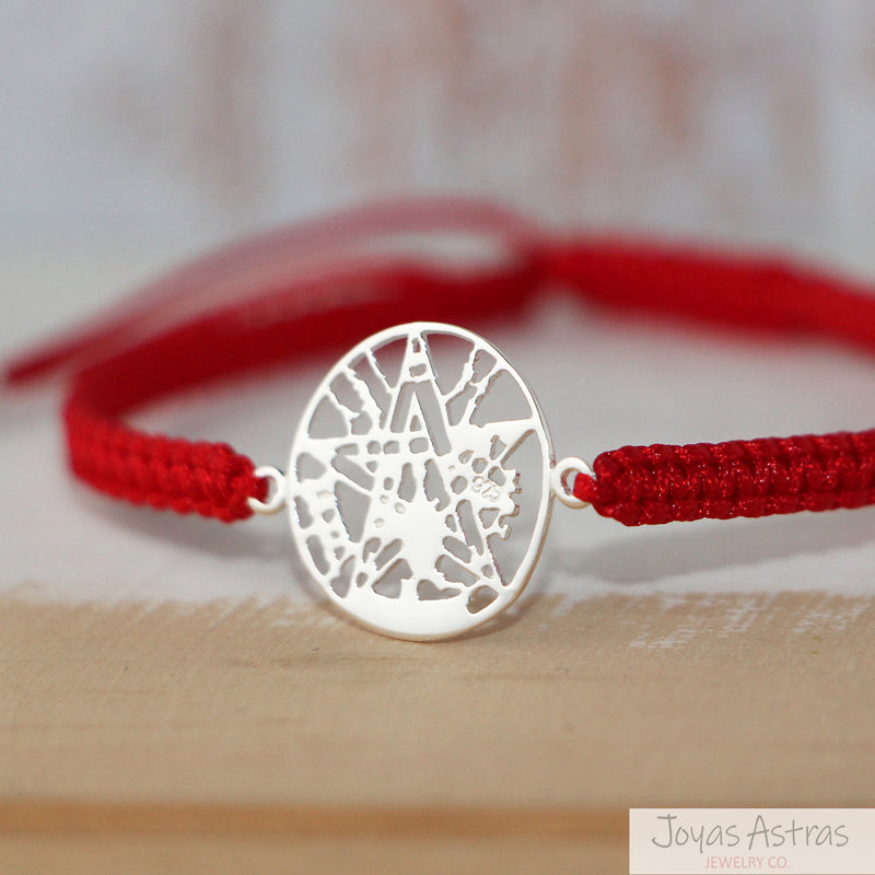 PULSERA DE HILO ROJO TETRAGRAMATON