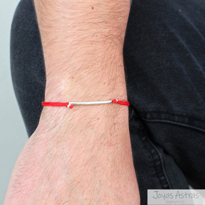 Pulsera Protection Hilo Rojo Hombre