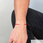 Pulsera Protection Hilo Rojo Hombre