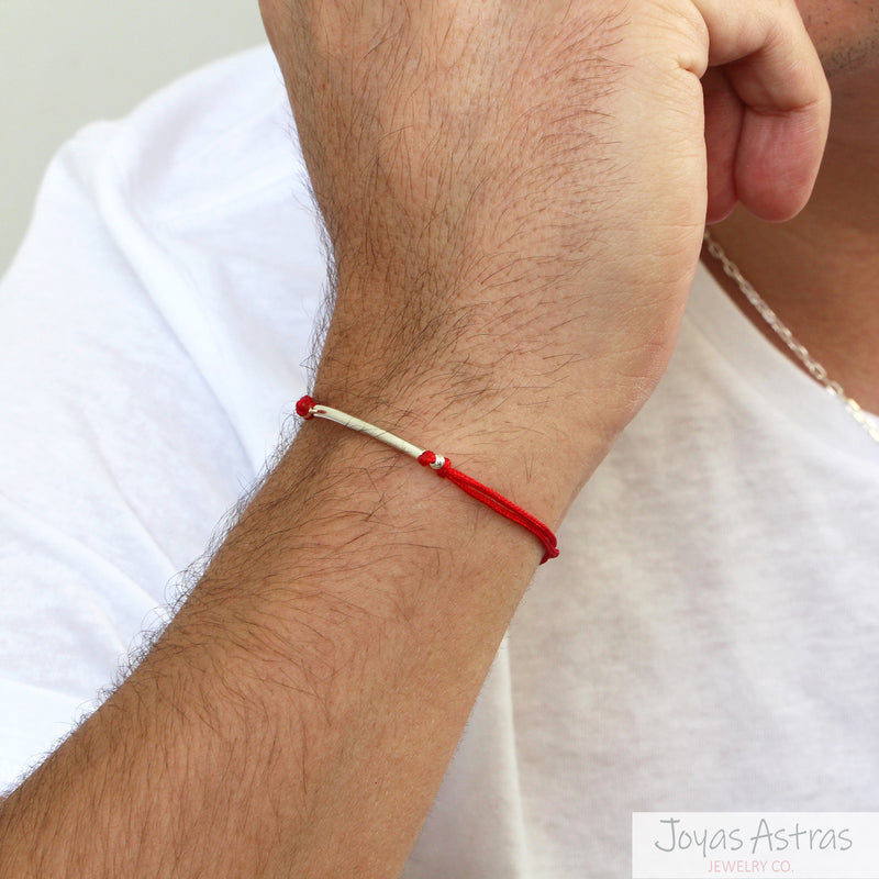 Pulsera Protection Hilo Rojo Hombre