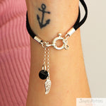 PULSERA GAMUZA AURA