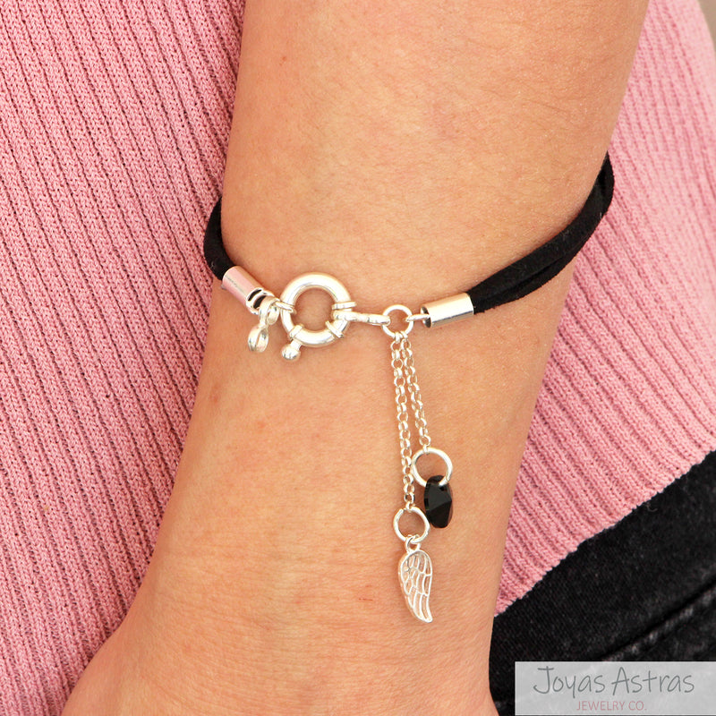 PULSERA GAMUZA AURA