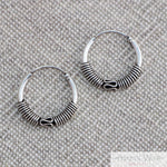 Bali Hoops 1.6 cm Plata