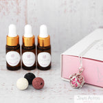 Llamador de Ángeles Corazón Aromático de Plata
