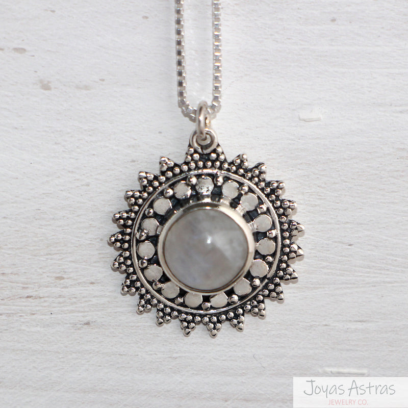 COLLAR SUNSET MOONSTONE