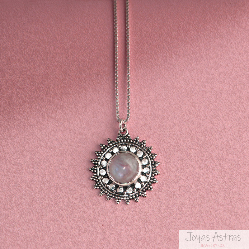 COLLAR SUNSET MOONSTONE