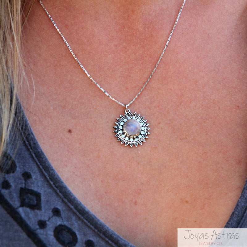 COLLAR SUNSET MOONSTONE
