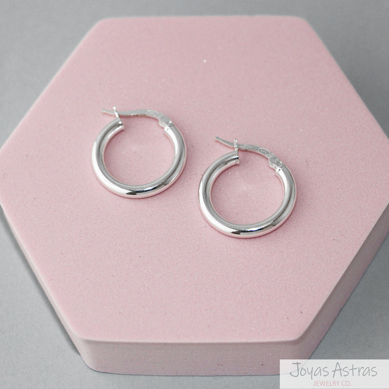HOOPS LISOS GRUESOS 2 CM.