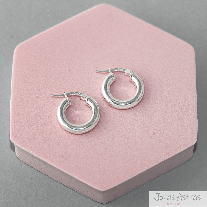 HOOPS LISOS GRUESOS 1.7 CM.