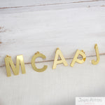 COLGANTE LETRAS GRANDES GOLD