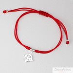 PULSERA DE HILO ROJO NUDO DE BRUJAS AJUSTABLE