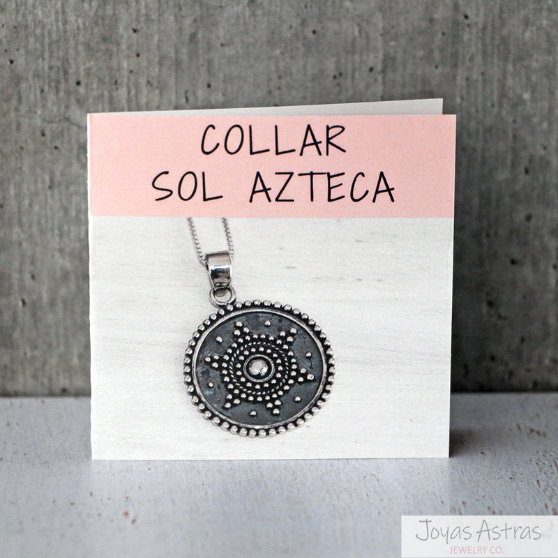 COLLAR SOL AZTECA