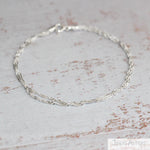 Pulsera Singapur Doble de Plata