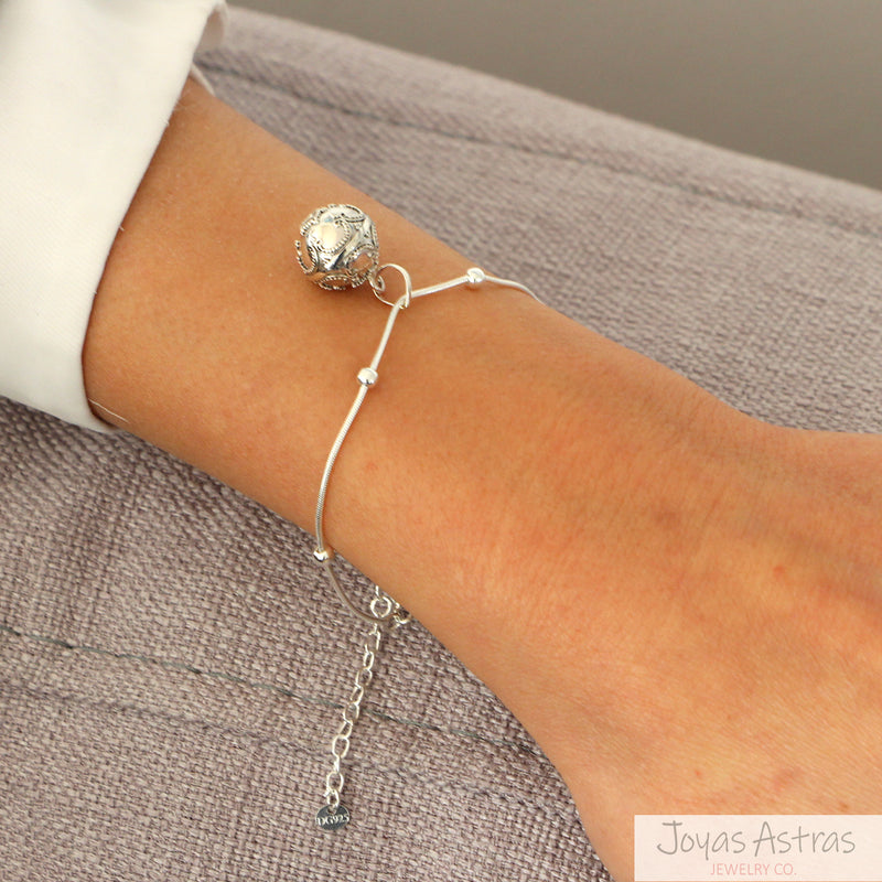 PULSERA LLAMADOR DE ÁNGELES SILVER