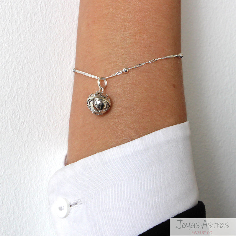 PULSERA LLAMADOR DE ÁNGELES SILVER