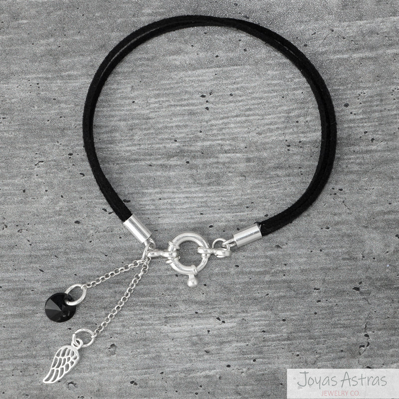 PULSERA GAMUZA AURA