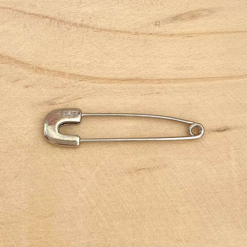 AROS ALFILER GANCHO BAÑO DE PLATA 925