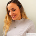 COLLAR PUNTITA AGUAMARINA (Calmante)