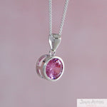 COLLAR PUNTO DE LUZ ROSADO KIDS