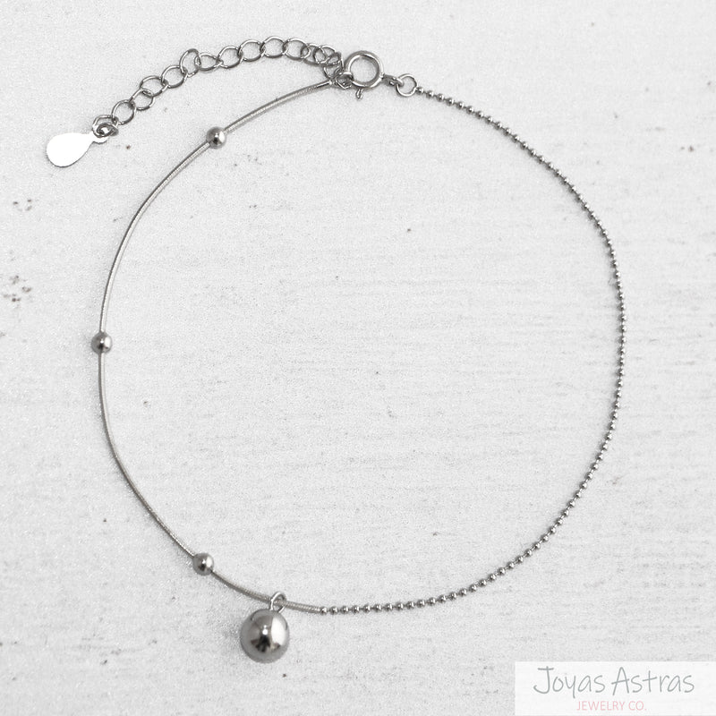 Tobillera Eclipse SILVER Plata