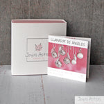 PACK PULSERA ANGEL CUERO ROJA MADRE E HIJA