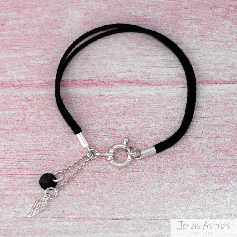 PULSERA GAMUZA AURA