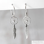 Dreamcatcher Hoops Plata