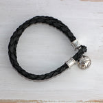 PULSERA ÁNGEL CUERO COLORES DISPONIBLES